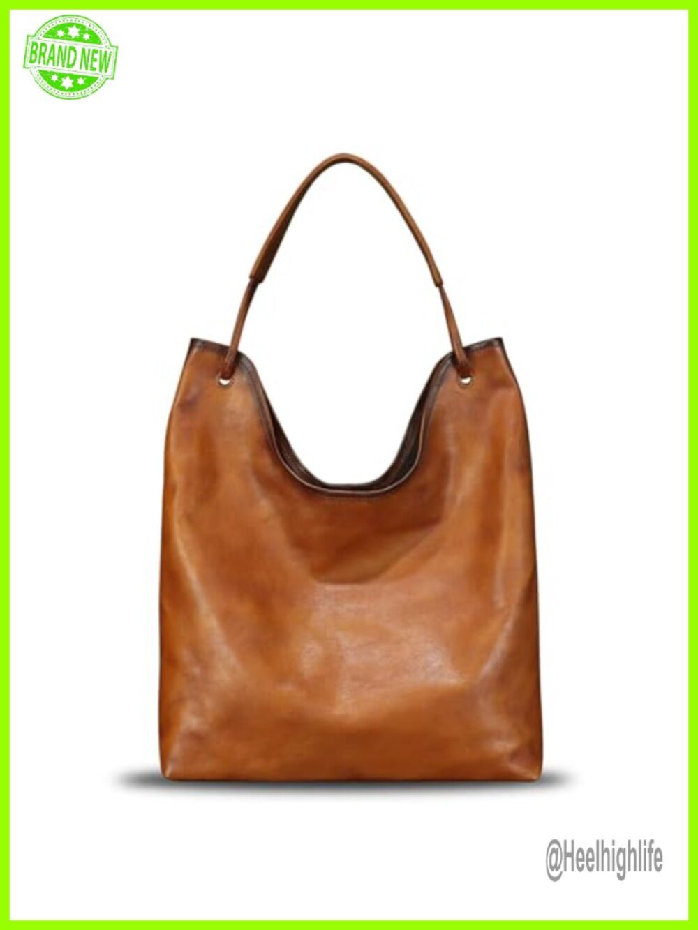Genuine Leather Large Hobo Tote Bag Vintage Shoulder Satchel Purse for Work